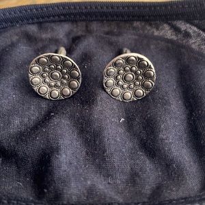 Chicos silver tone Cuff links
